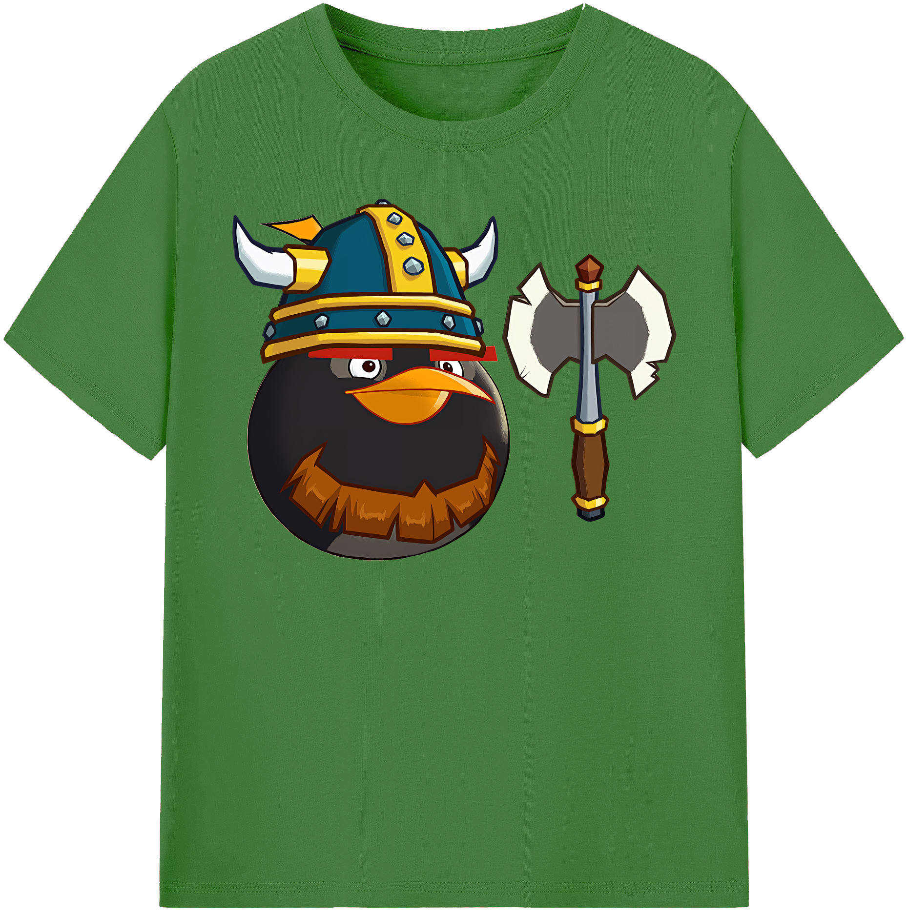 （画像用） Angry Birds アングリーバード レディースカジュアルプリントTシャツ（綿100％）